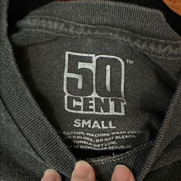 50 Cent Graphic Black T-Shirt, Size Small - Picture 2 of 2
